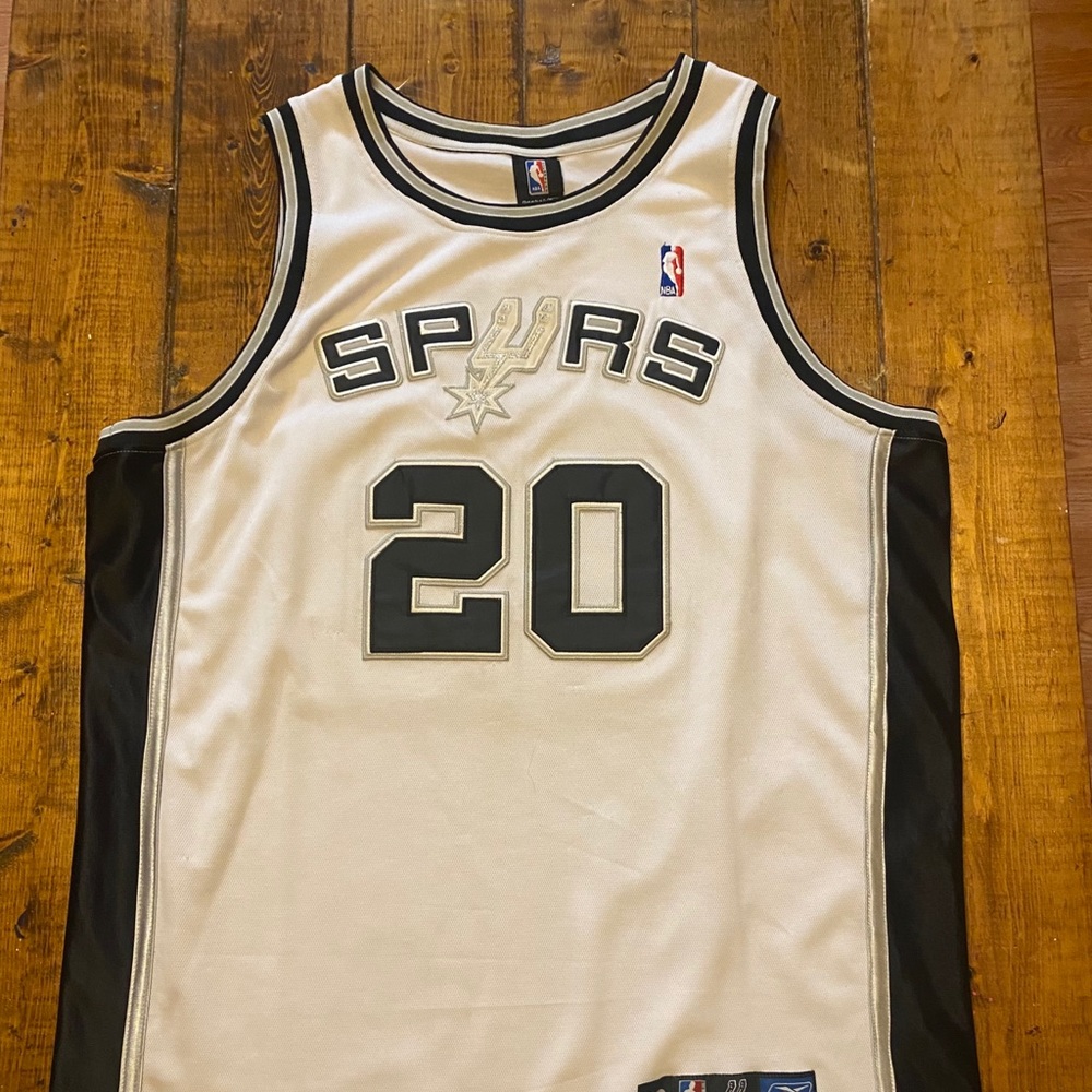Authentic Autographed Reebok Manu Ginobili Jersey